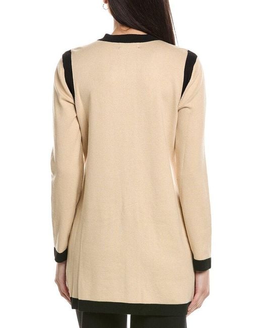 Karl Lagerfeld Natural Button Cardigan