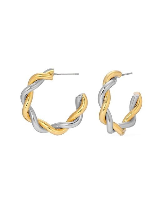 Eye Candy LA Metallic Hoop Earring