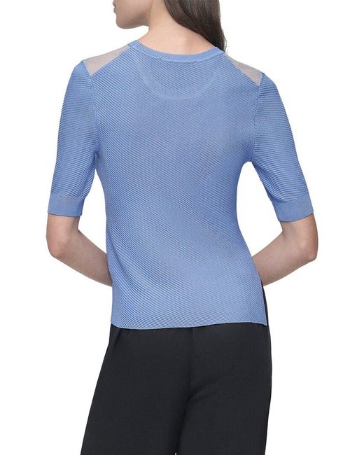DKNY Blue Sweater Top