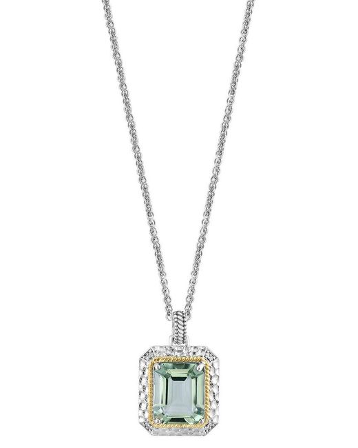 Effy Fine Jewelry Metallic 5.32 Ct. Tw. Diamond & Amethyst Necklace