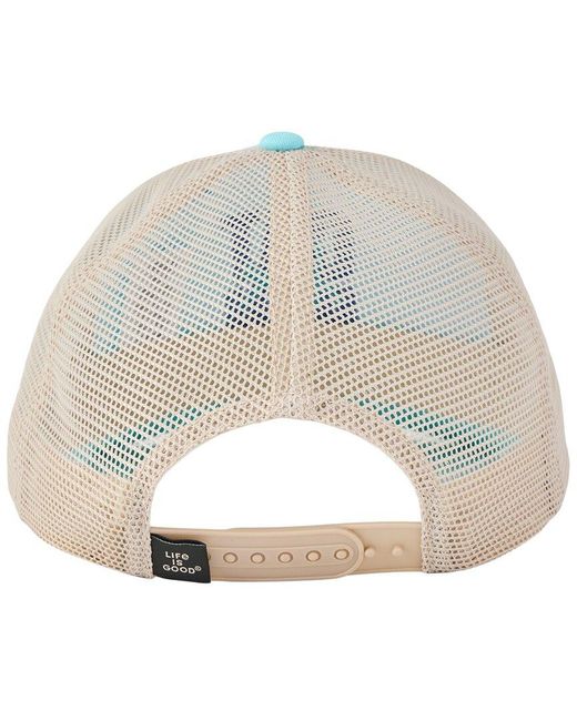 Life Is Good. Blue Trucker Hat