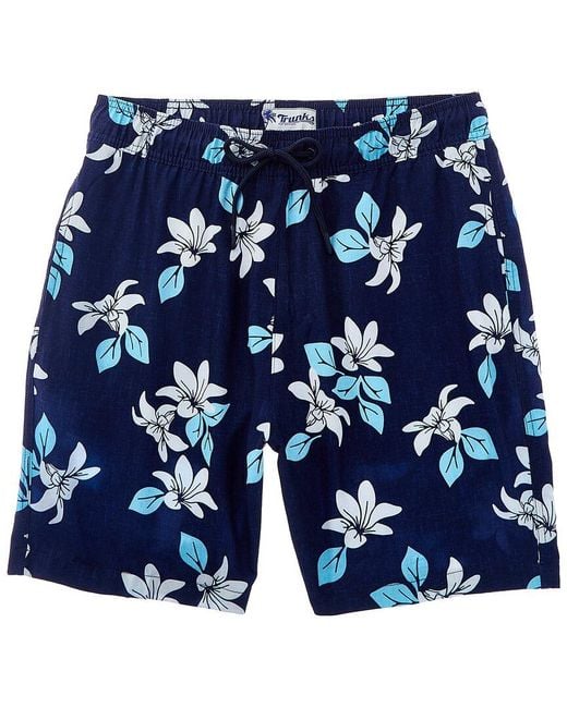 Trunks Surf & Swim Blue Comfort-Lined Swim Short for men