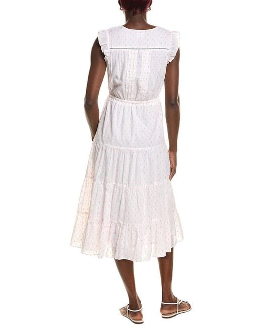 MER ST BARTH Red Giselle Maxi Dress