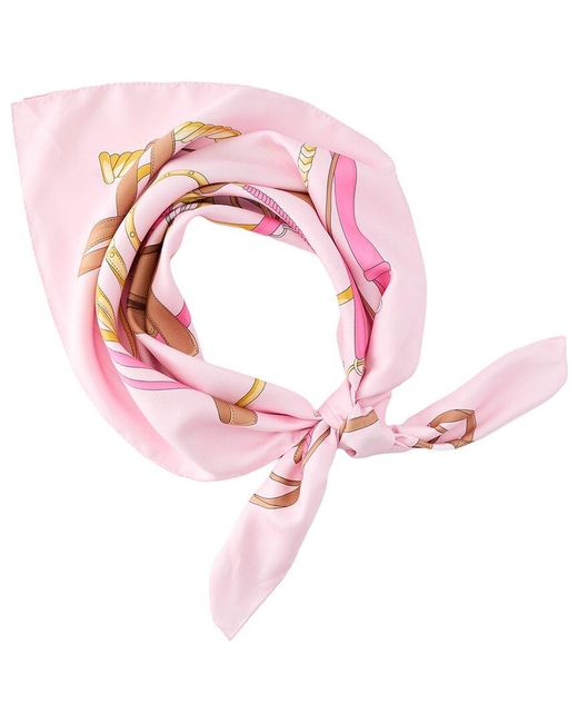 J.McLaughlin Pink Mabel Silk Scarf