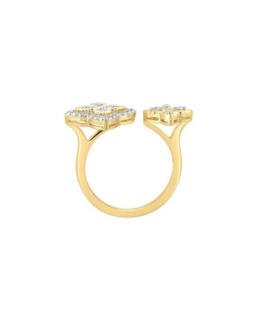 Effy Fine Jewelry Metallic 14K 0.31 Ct. Tw. Diamond Ring