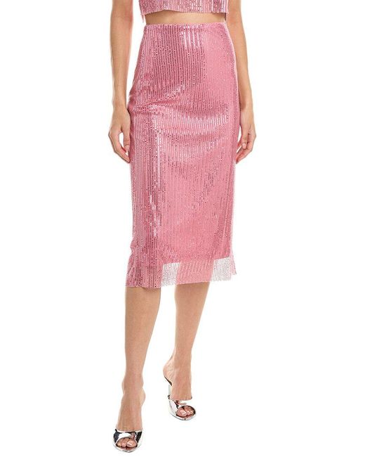 Walter Baker Pink Crista Skirt