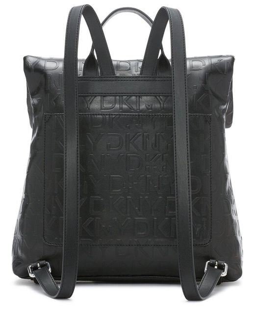 DKNY Tilly Foldover Backpack in Black | Lyst display picture 3