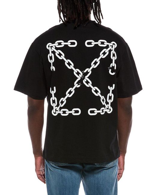 Off-White c/o Virgil Abloh Black Off- T-Shirt for men