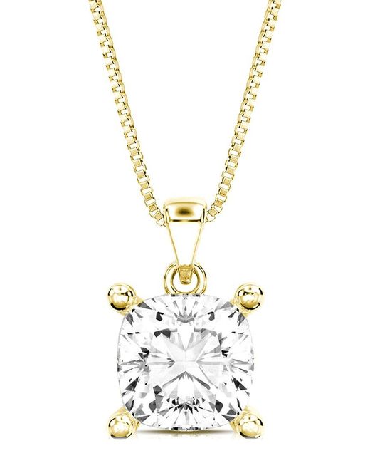 Amairah Metallic 14K 5.00 Ct. Tw. Lab-Grown Diamond Solitaire Pendant Necklace