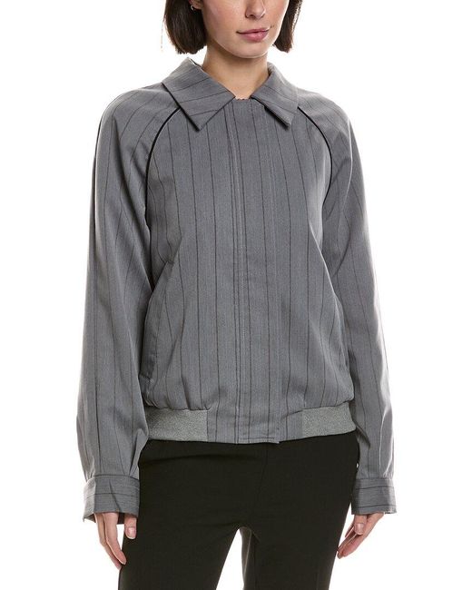 SERENETTE Gray Shirt Jacket