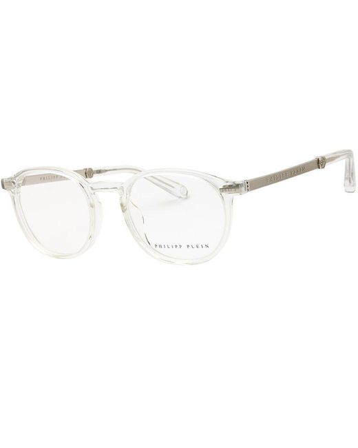 Philipp Plein White Vpp057M 51Mm Optical Frames for men