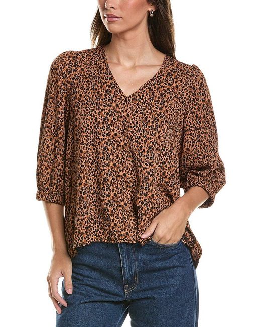 Pomander Place Blue Hollis Blouse