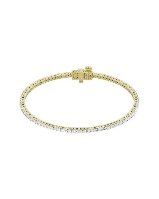 Lab Grown Diamonds Metallic 14K 2.00 Ct. Tw. Lab-Grown Diamond Tennis Bracelet