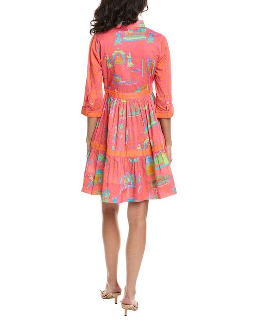 Gretchen Scott Red Tear It Up Palanquin Party Dress