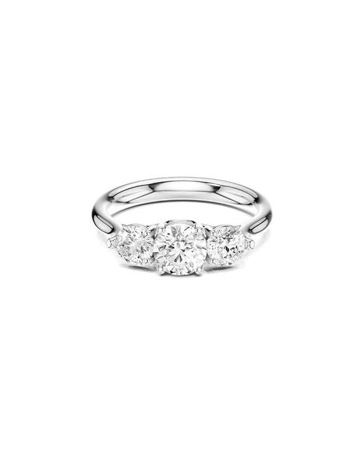Amairah White 14K 1.00 Ct. Tw. Lab-Grown Diamond 3 Stone Ring