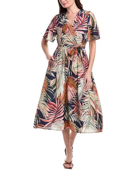 Tommy Bahama White Palm Canyon Midi Dress