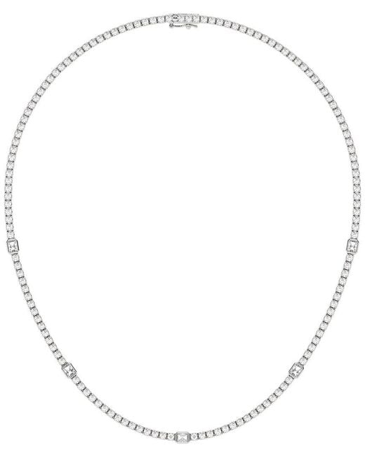 Lab Grown Diamonds Metallic 14K 9.50 Ct. Tw. Lab-Grown Diamond Necklace