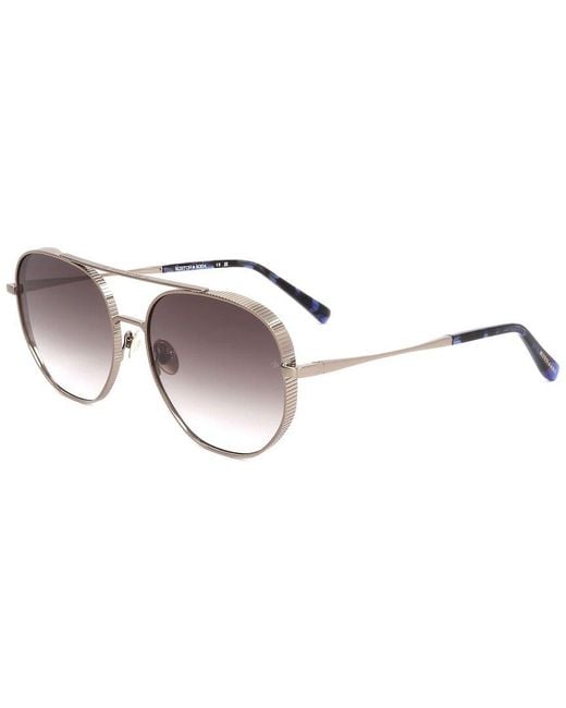 Scotch & Soda Brown 56Mm Sunglasses