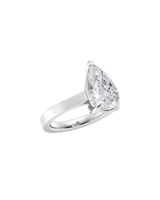 Lab Grown Diamonds White 14K 3.00 Ct. Tw. Lab-Grown Diamond Solitaire Engagement Ring