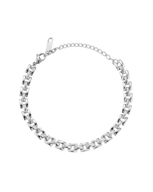 Glaze Jewelry Metallic Plated Stainless Steel Bracelet