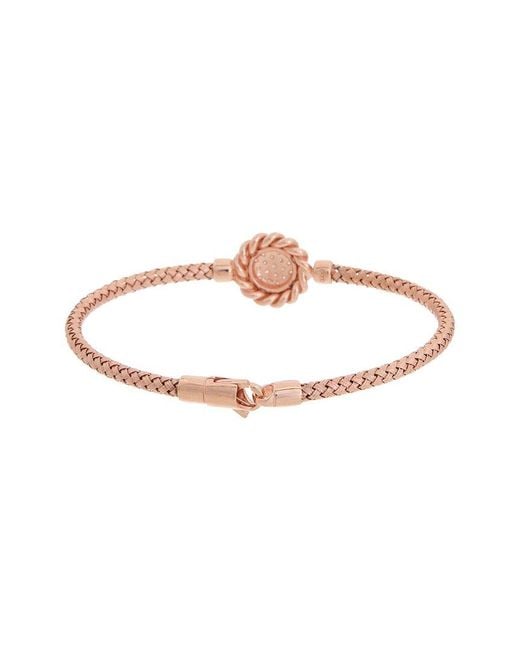 Meshmerise Women's White 18K Over 0.15 Ct. Tw. Diamond Mesh Bangle Bracelet