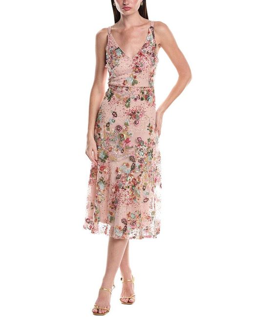 Sam Edelman Pink Sequin A-Line Dress