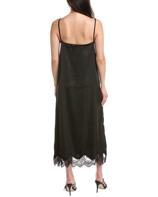 IPPONELLI Black Sleeveless Midi Dress