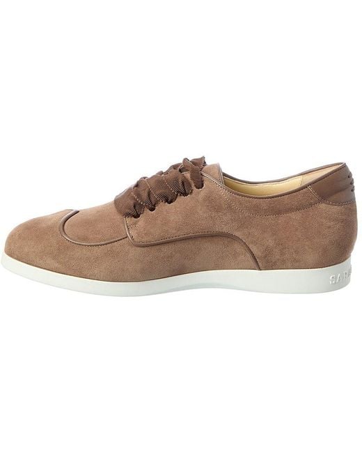 Sarah Flint Brown Suede Sneaker