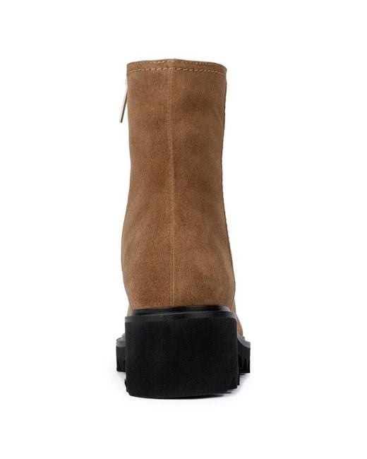 Aquatalia Brown Saundra Weatherproof Suede Boot