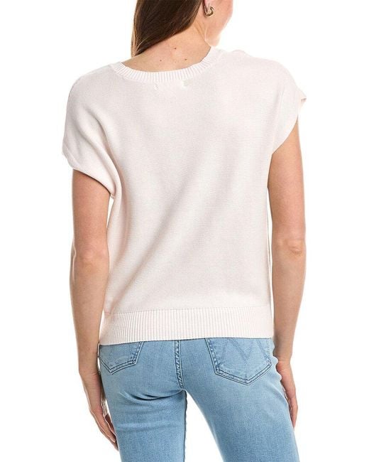 Design History White Dolman Pullover