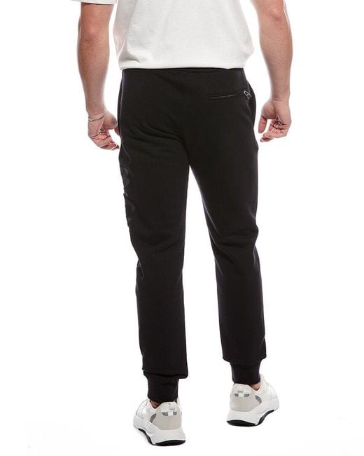 Alexander McQueen Black Cut & Sew Graffiti Print Jogger Pant for men