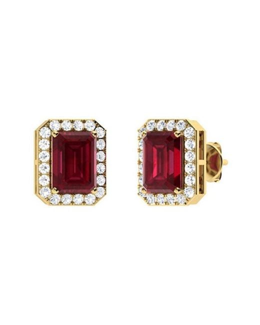 Forever Creations USA Inc. Red Signature Collection 14k 1.00 Ct. Tw. Diamond & Ruby Studs