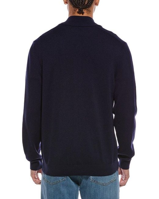Boss Blue Hopedro Wool-Blend Zip Jacket for men