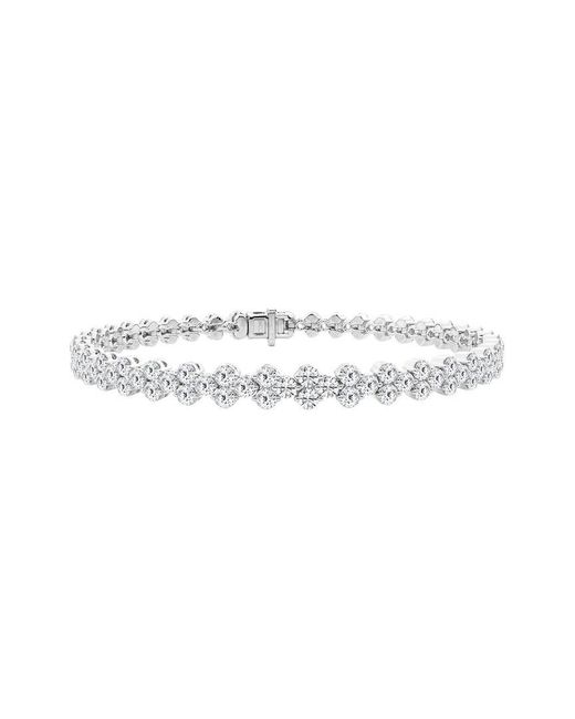 Lab Grown Diamonds White 14K 4.00 Ct. Tw. Lab Grown Diamond Bracelet