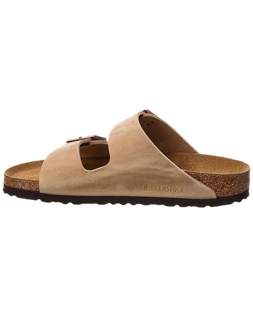 Birkenstock Brown Narrow Arizona Oiled Leather Sandal