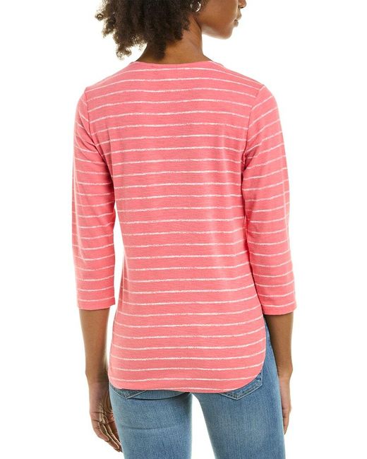 Tommy Bahama Red Ashby Isles Seaside Stripe T-shirt