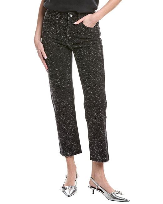 Generation Love Black Baylor Cropped Crystal Jean