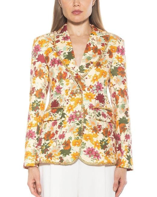 Alexia Admor Yellow Janet Blazer