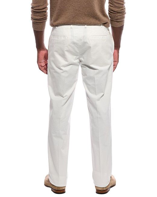 Canali White Sport Pant for men