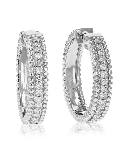 Amairah White 0.50 Ct. Tw. Lab-Grown Diamond Hoops