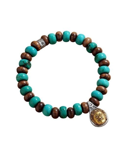 Karma and Luck Green Stretch Bracelet