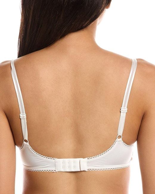 Passionata Natural Gardenia Wired Plunge Lace T-Shirt Bra