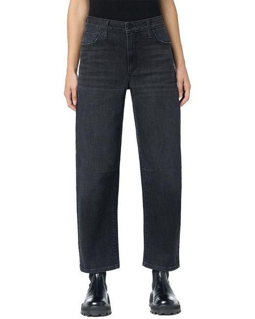 Joe's Jeans Black Relaxed Barrel Ankle Jean