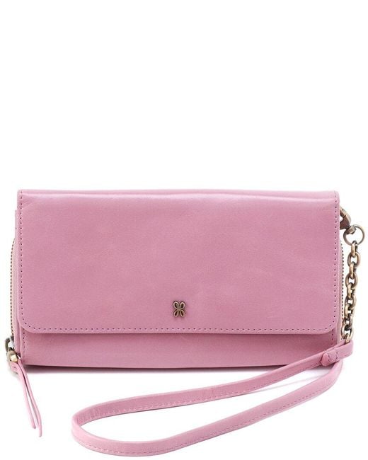 Hobo International Pink Rubie Leather Crossbody