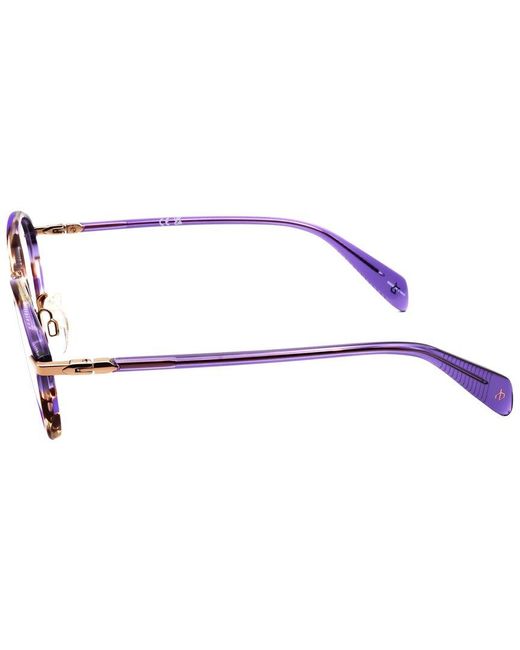 Rag & Bone Blue 49Mm Optical Frames