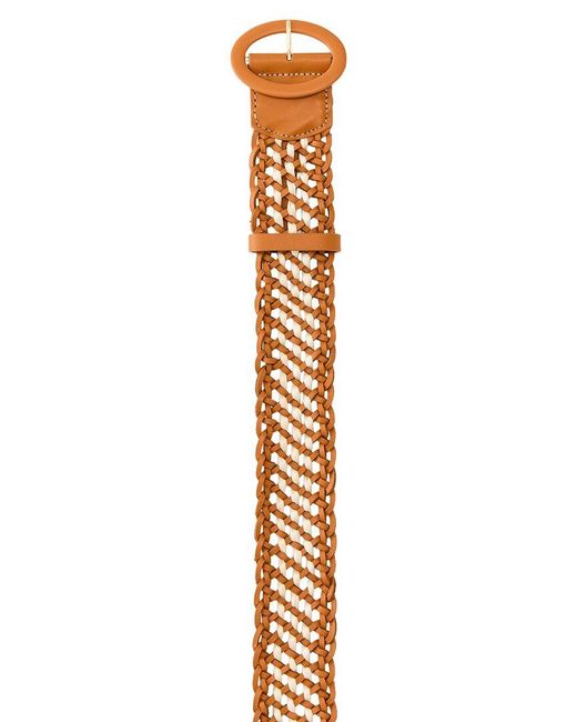 J.McLaughlin Orange Larisa Leather Belt