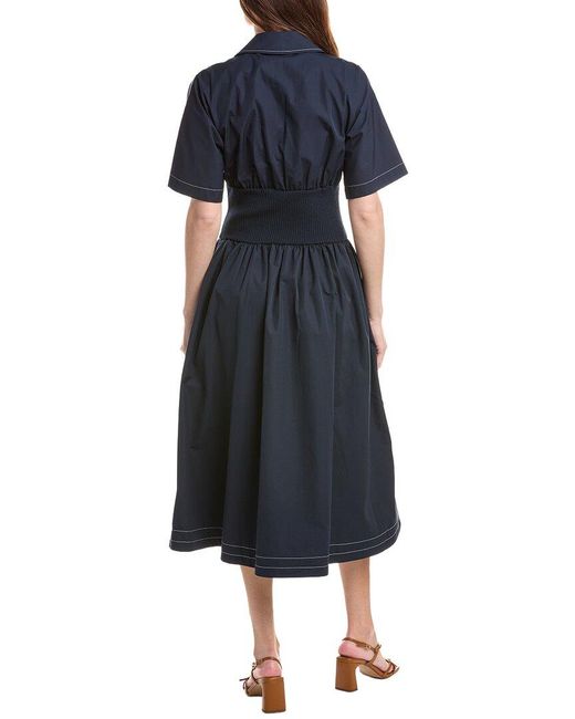 Boss Blue Dakari Midi Dress