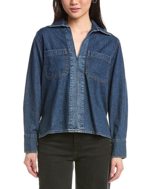 Rag & Bone Blue Channing Shirt