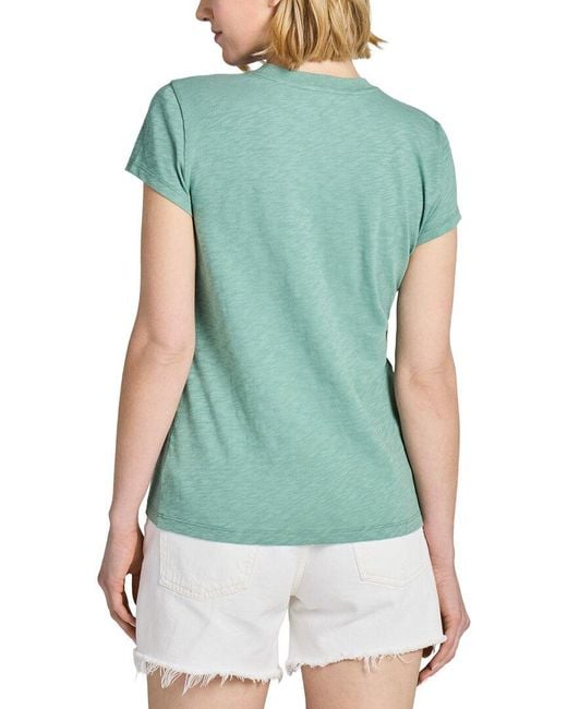 Life Is Good. Blue Slub Slim Fit Tee