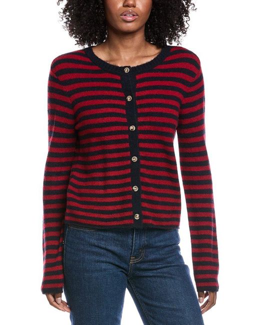 Chaser Brand Red Tommy Cardigan